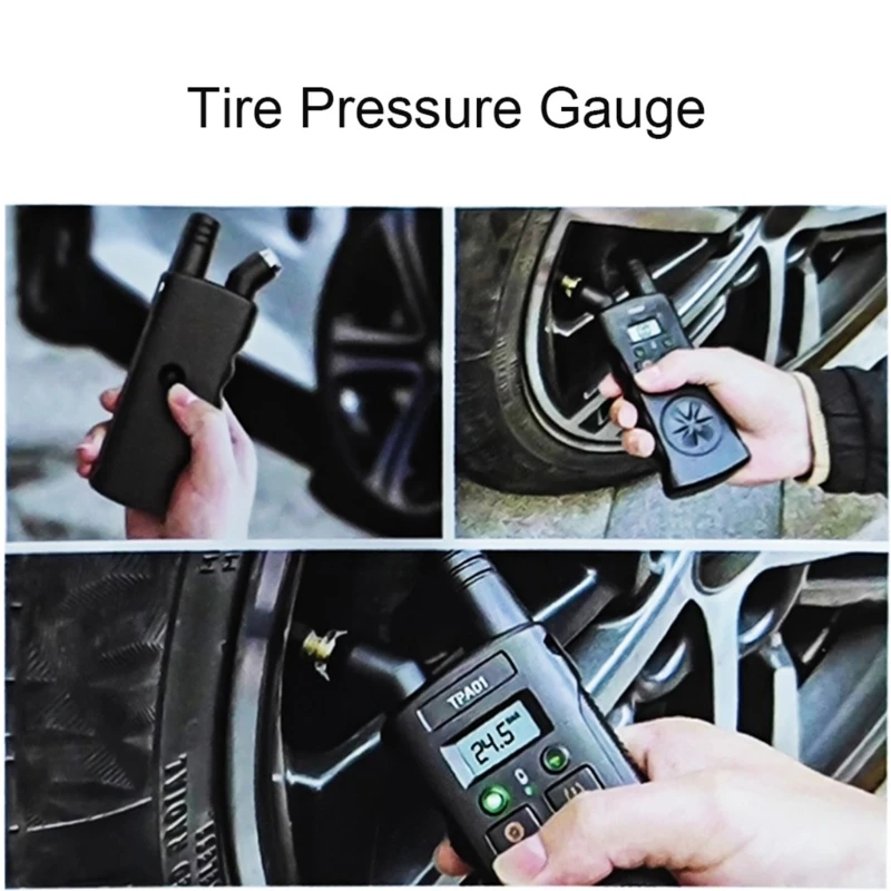 Системный инструмент для контроля давления в шинах Цифровой датчик давления в шинах для легковых грузовиков и велосипедов Изображение 5