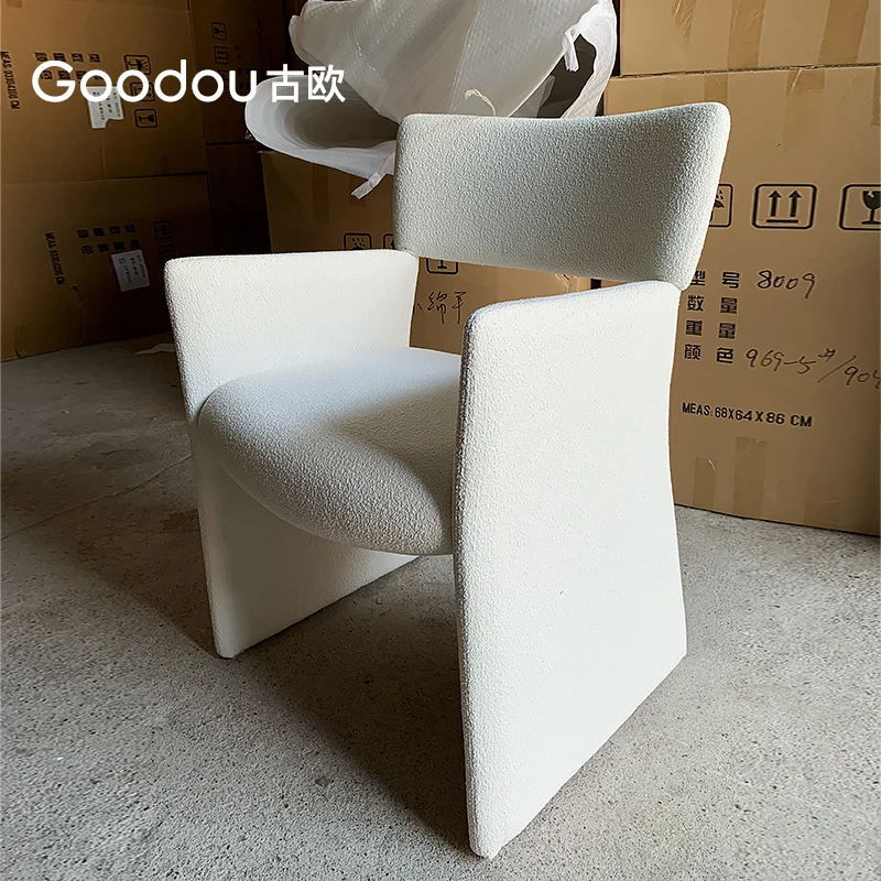 Скандинавский обеденный стул, Дизайнерская мебель, современный минималистский Коронный стул, Книжный стул, стул для переговоров, обеденный стул Изображение 0