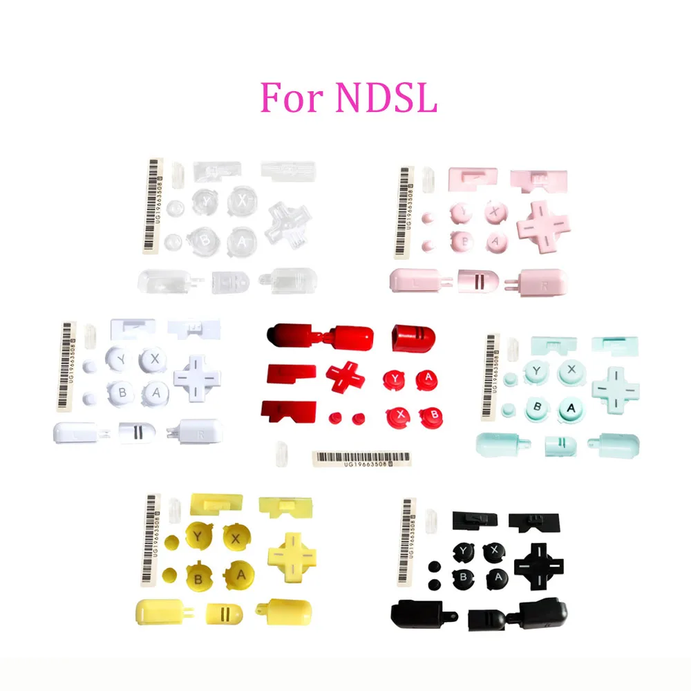Сменные клавиши ABXY D-Pad с перекрещивающимися кнопками в полном комплекте с наклейкой для NDS Lite Для замены консоли NDSL Изображение 0