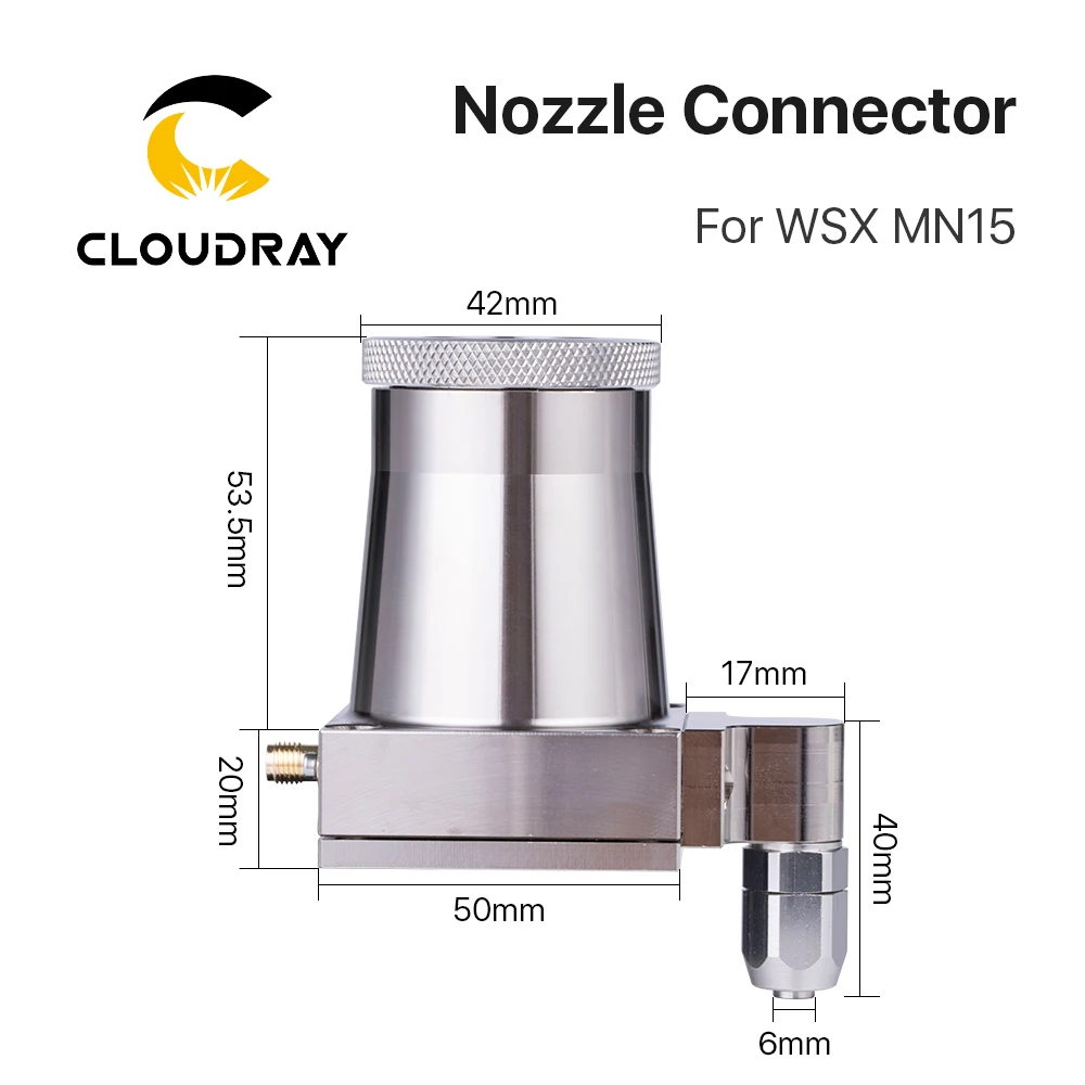 Соединитель Сопла Cloudray WSX MN15 Емкостный Датчик WSX MN15 Керамический Держатель для Лазерной Головки WSX MN15 Металлическая Режущая Головка Изображение 1