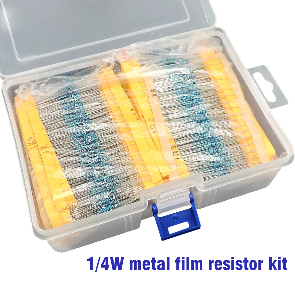 Создание высокоточных схем с металлическими пленочными резисторами мощностью 130 значений 1/4 Вт - набор в ассортименте Изображение 0