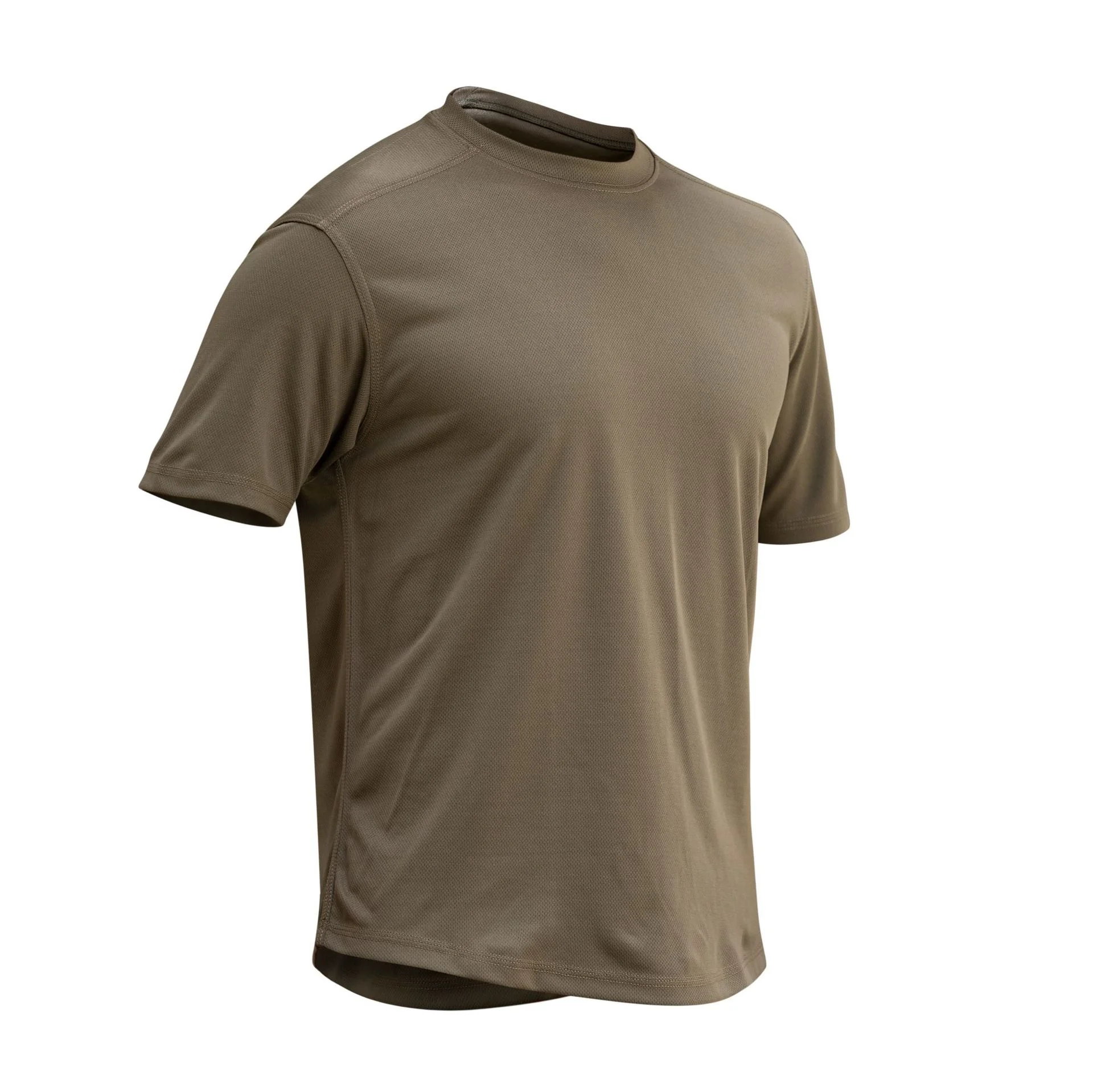 Уличная тактическая быстросохнущая футболка с коротким рукавом, мужская летняя спортивная дышащая свободная футболка для занятий фитнесом и бегом Изображение 4