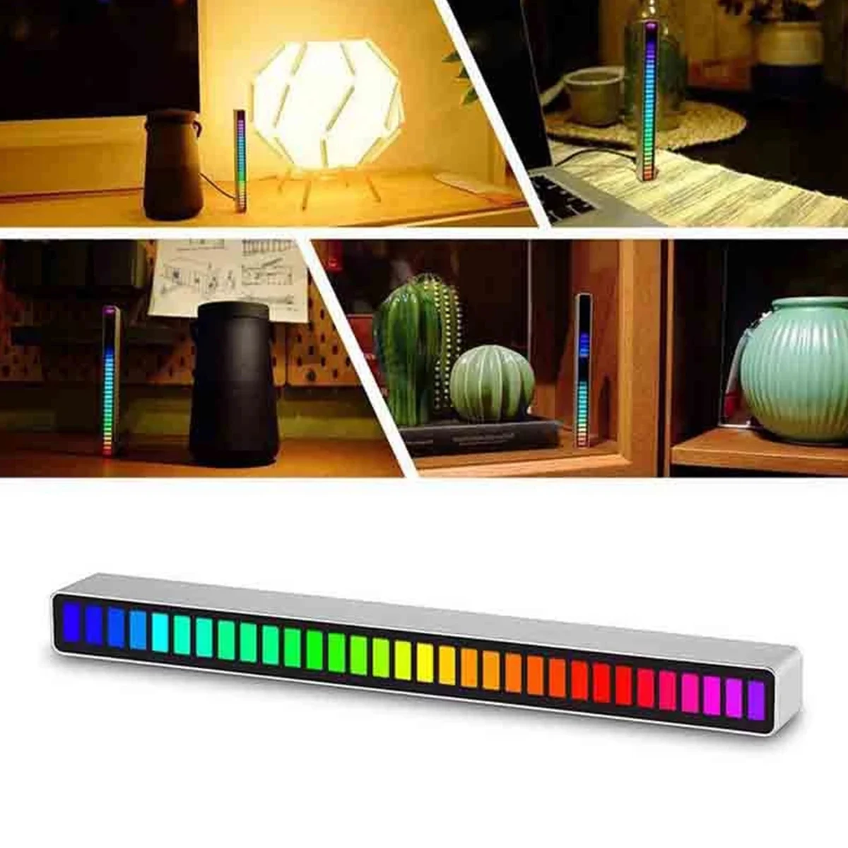 Умная светодиодная световая панель Микрофонная подсветка 18 цветов окружающий свет телевизора Ручное управление RGB световая панель для гостиной спальни Изображение 3