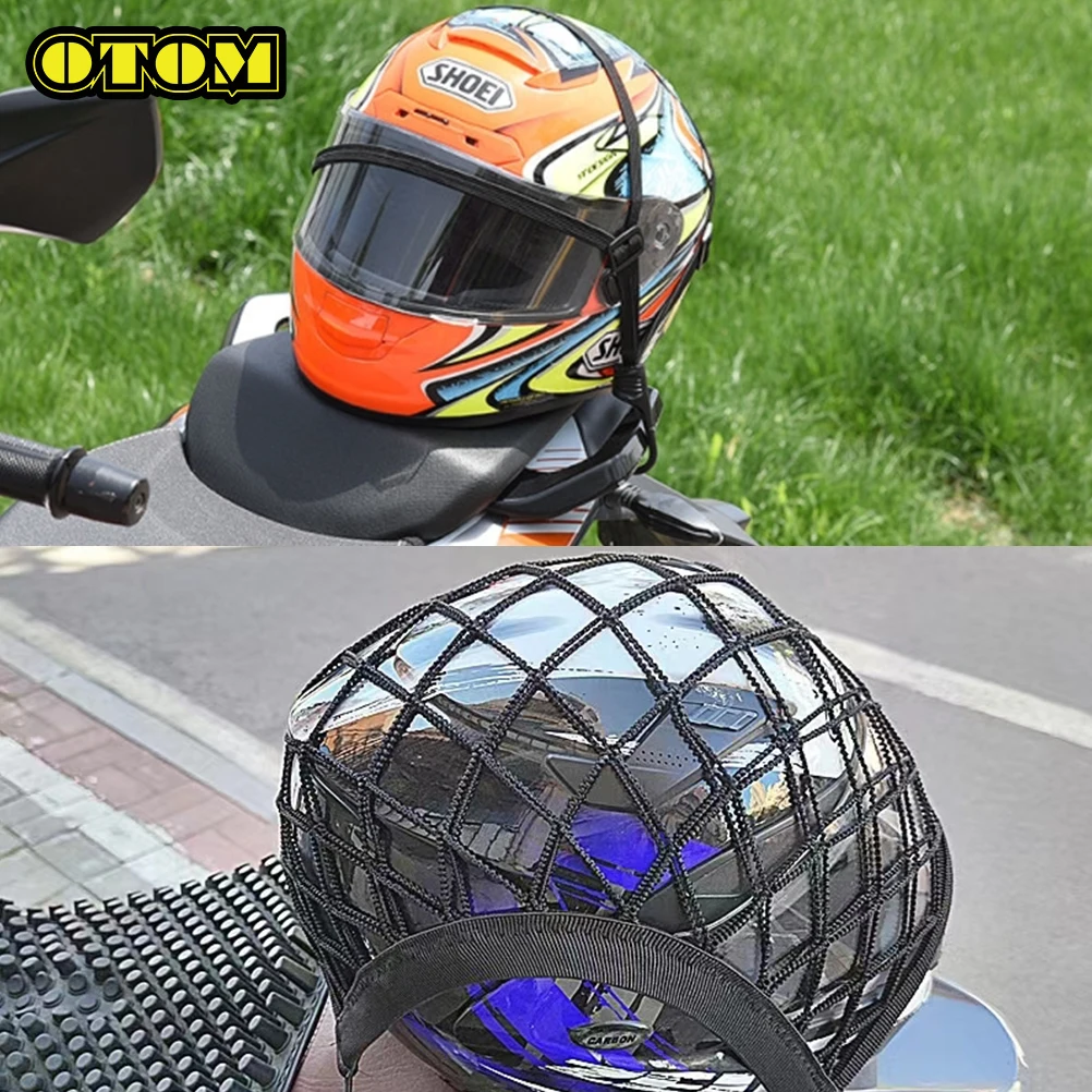Универсальный мотоциклетный шлем, ремень для крепления багажа, Защитные приспособления для багажа, Резиновые крючки, Эластичная сетка для AVANTIS MOTOLAND Изображение 5