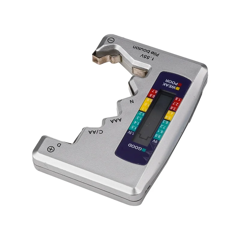 Универсальный Цифровой Тестер батареи ЖК-дисплей AA/ AAA/9V /1.5V Кнопочный элемент Проверки емкости батареи Детектор Емкости Диагностический инструмент Изображение 3