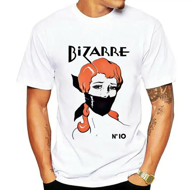 Футболка BIZARRE 10 унисекс, футболка унисекс, футболка в стиле ретро, винтажная футболка, модная футболка Изображение 0