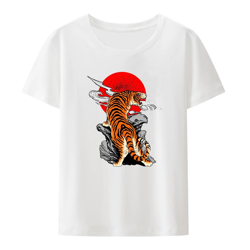 Хлопковая футболка Ninja Warrior Cat, Рубашки и блузки в Японском стиле, Ulzzang Trend, Футболка с коротким рукавом, Топы Y2k, Женские Укороченные Изображение 3
