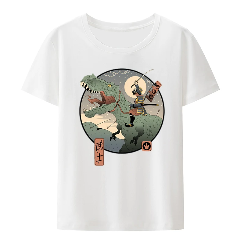 Хлопковая футболка Ninja Warrior Cat, Рубашки и блузки в Японском стиле, Ulzzang Trend, Футболка с коротким рукавом, Топы Y2k, Женские Укороченные Изображение 5