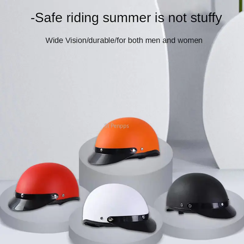 Шлем для верховой езды Унисекс Модный Легкий дышащий фирмы Four Seasons Женский Солнцезащитный Велосипед, скутер, открытый шлем-каска Изображение 3