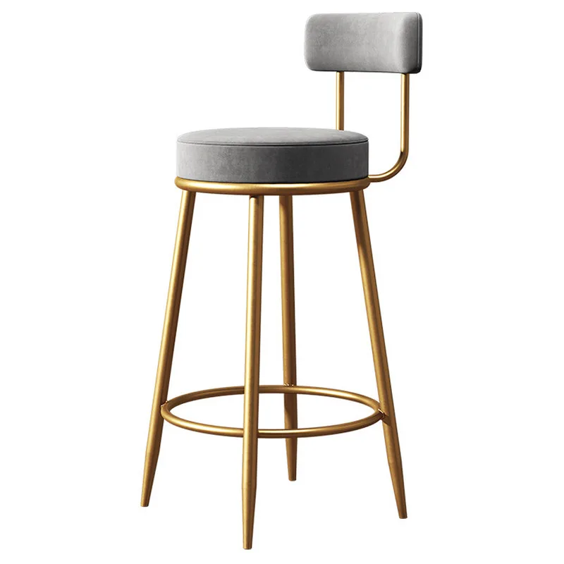 Эстетичный барный стул, Легкий Роскошный Домашний остров, Уникальный барный стул, современный минималистичный высокий стул, барный стул, Домашняя мебель FYH Изображение 5