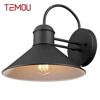 · Уличный настенный светильник TEMOU, Классические светодиодные бра, Водонепроницаемое освещение для дома на крыльце Виллы