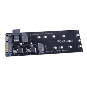 Адаптер SSD SATA NVME M2 Адаптер SSD M2 NVME PCIE SSD к SFF-8643 Адаптер M.2 NGFF SATA SSD к дополнительным картам SATA Riser для 22110 M.2