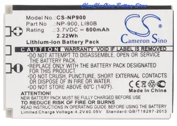 Аккумулятор емкостью 600 мАч для Rollei Compactline CL-103, CL-110, CL-203, CL-82 SE, DS6, DP4200, DP5200, DP5700, DP6200, RCP-8325XS,