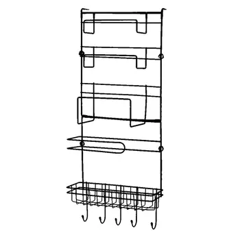 Бытовой Многофункциональный холодильник, Подвесной Стеллаж для хранения на боковой стенке, Полка-Органайзер