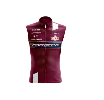 Ветрозащитная велосипедная куртка без рукавов CORRATEC TEAM 2023 Жилет Gilet Mtb Clothing Bicycle Maillot Ciclismo
