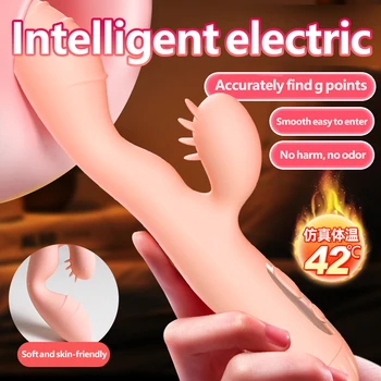 Вибратор G Spot Секс-игрушка для женщин, фаллоимитатор, массажер для влагалища, 10 скоростей, 8 моделей, USB Вибрирующий фаллоимитатор с сосанием, секс-игрушки для взрослых, 18