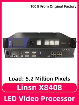 Видеопроцессор Linsn X8408 Внутренний и наружный полноцветный модуль RGB Светодиодный контроллер экрана дисплея Поддерживает сигнал DVI HDMI