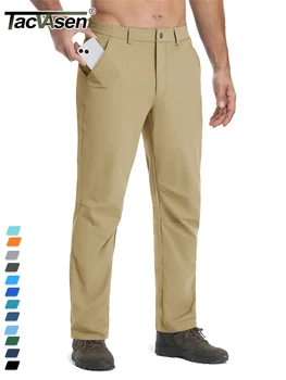Водонепроницаемые Рабочие брюки-карго TACVASEN Мужские походные брюки Легкие Быстросохнущие Горные брюки Дышащие Рыболовные днища