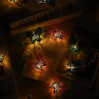Водонепроницаемый креативный светодиодный маленький фонарь-бабочка, украшение для домашнего ночника