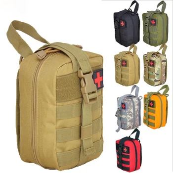 Военная аптечка для выживания в кемпинге Molle Поясная сумка Тактический медицинский пакет Аварийный рюкзак для путешествий на открытом воздухе