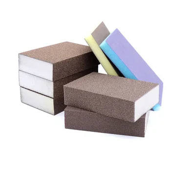Губка для наждачной бумаги, губка для наждачной бумаги, губка для наждачной бумаги, абразивные инструменты для шлифовки и полировки 96x70x24 мм