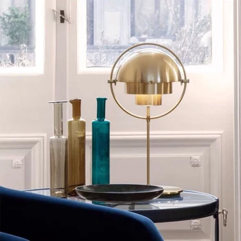 Датский дизайн, Железные настольные лампы, прикроватная тумбочка для спальни, настольная лампа для кабинета, домашний декор, светодиодные дизайнерские светильники в стиле постмодерн