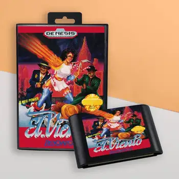 для El Viento US Cover 16-битный игровой картридж в стиле ретро для игровых консолей Sega Genesis Megadrive