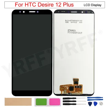 Для HTC Desire 12 Plus Экран ЖК-дисплей Сенсорный экран Дигитайзер Сборка панели Ремонт телефона + инструменты