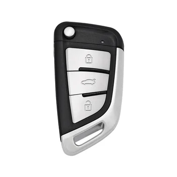 Для KEYDIY NB29 Металлический автомобильный ключ с дистанционным управлением, 3 кнопки в стиле для KD900/-X2 MINI/-MAX