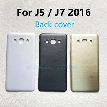 Для Samsung Galaxy J5 J510 J510F J7 J710 J710F 2016 Задняя Крышка Задняя Панель Корпуса Корпуса Корпуса Батарейного Отсека С NFC