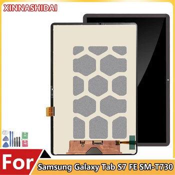 Для Samsung Galaxy Tab S7 FE SM-T730 SM-T733 SM-T735 SM-T736 T737 T738 ЖК-Экран С Сенсорным Цифрователем Стекло Сенсор