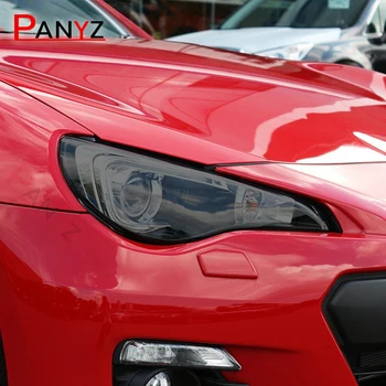 Для Subaru BRZ 2013-На автомобильных фарах Защитная пленка, Восстановление фар, Прозрачные, почерневшие от дыма Наклейки из ТПУ, аксессуары