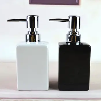 Дозатор для жидкого мыла Многоразового использования Керамический органайзер для дезинфицирующего средства для рук Дозатор для ванной комнаты Насос для аксессуаров для дома