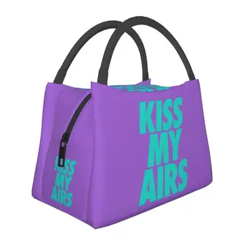 Женская сумка для ланча Kiss My Airs с изоляцией Герметичный термоохладитель Bento Box Office для пикника и путешествий