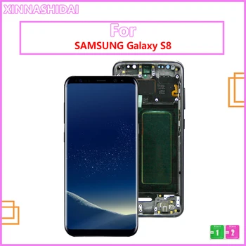 ЖК-дисплей SUPER OLED для Samsung Galaxy S8 G950 G950F Замена ЖК-дисплея с цифровым преобразователем сенсорного экрана в сборе