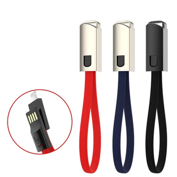 зарядное устройство для брелка usb c Портативный брелок для ключей из цинкового сплава, кабель для передачи данных от USB к Type-C, шнур для зарядки для Xiaomi Huawei