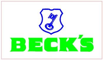 изготовленная на заказ двухцветная 3D-роспись УФ-спреем Beck's Для игр и вечеринок, Персонализированное украшение стен, светодиодная вывеска