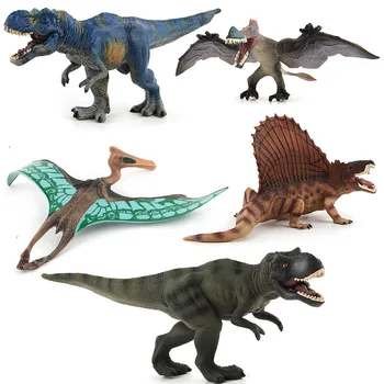 Имитация динозавра юрского периода, Фигурка Птерозавра, Тираннозавр Рекс, украшения, принадлежности для вечеринок, Игрушки для животных Монтессори