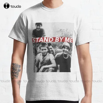 Классическая футболка STAND BY ME river phoenix movie мужская черная рубашка на заказ aldult Teen унисекс с цифровой печатью xs-5xl All seasons