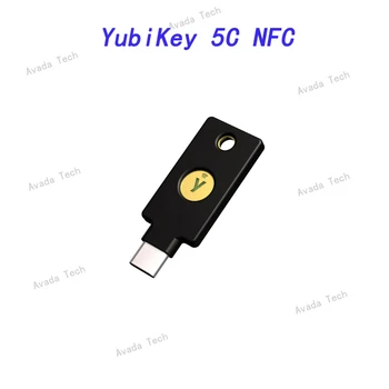 Ключ безопасности Avada Tech Yubico YubiKey 5C NFC USB-C, WebAuthn, FIDO2 CTAP1, FIDO2 CTAP2, универсальный 2-й фактор (U2F)