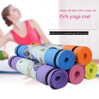 Коврики для йоги из ЭВА толщиной 4 мм, противоскользящий спортивный коврик для фитнеса, одеяло для упражнений, гимнастический коврик для йоги и пилатеса, оборудование для фитнеса 2023