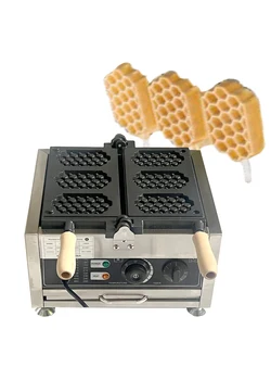 Коммерческая машина для приготовления сэндвичей с антипригарным покрытием, Вафельница, машина для жарки торта Панини, Электрическая сковородка для выпечки 220 В