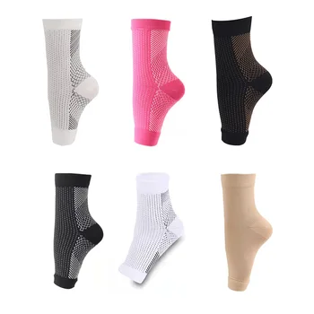 Компрессионные носки для подошвенной фасции, Компрессионный рукав для ног, Компрессионные Мужские Женские компрессионные носки для ног, Носки для лодыжек, Размер EU 41-45