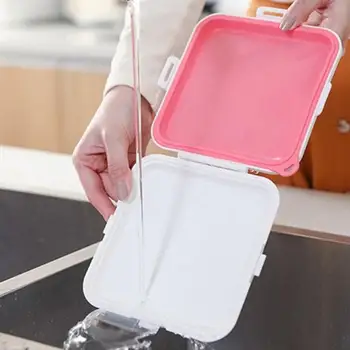Контейнер Для Хранения Пищевых Продуктов Bento Lunch Box Food Grade Из Термостойкого Пластика Без BPA для Сэндвич-Ланча для офиса