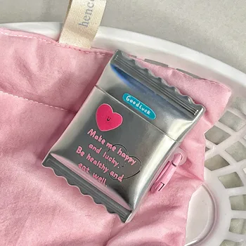 Коробка для зарядки беспроводной bluetooth-гарнитуры Candy для apple airpod 3 2 1 pro 2nd cute heart ins love smiley чехол для наушников conque