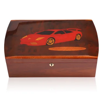 Коробка для сигар из кедрового дерева HANNICOOK, высококачественный шкаф для увлажнения сигар, ящик для увлажнения сигарного шкафа большой емкости