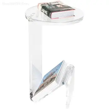 Креативный акриловый прозрачный приставной столик для маленькой квартиры, популярный в Интернете маленький журнальный столик, круглый столик для гостиной