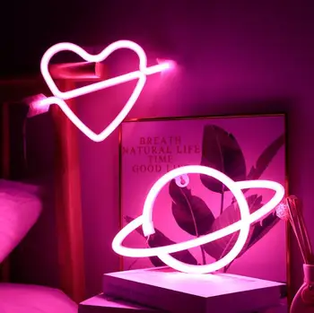 Креативный ночник подвесные неоновые светильники