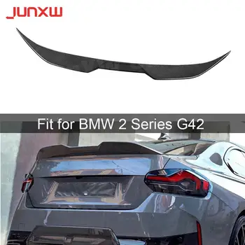 Крыло Заднего Спойлера Багажника BMW 2 Серии G42 M235i M240i Coupe 2022 + Утиный Спойлер Заднего Багажника Dry Carbon Fiber FRP MP Style