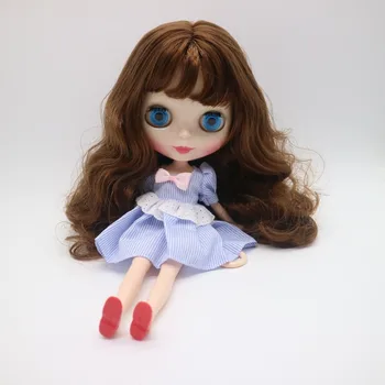 кукла обнаженная Блит 9158 с каштановыми волосами